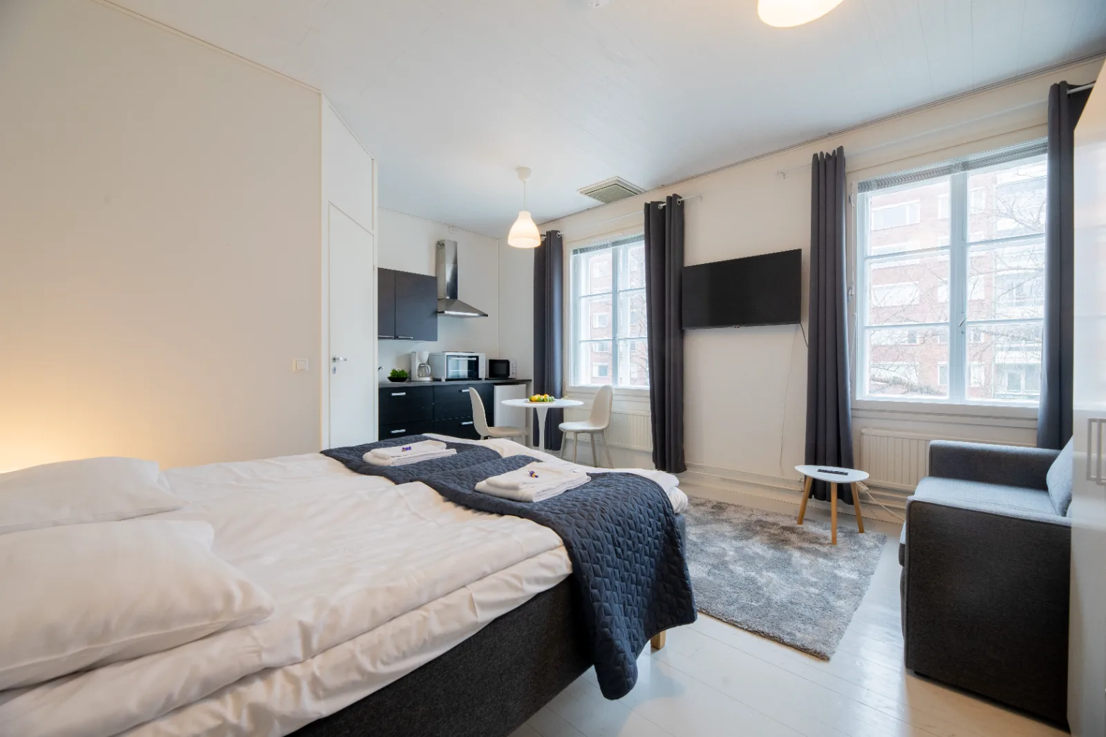 Perhestudio, 2 vuodetta + lisäpeti – Hotelli Vanha Postitalo Varkaus, Varkaus · 3