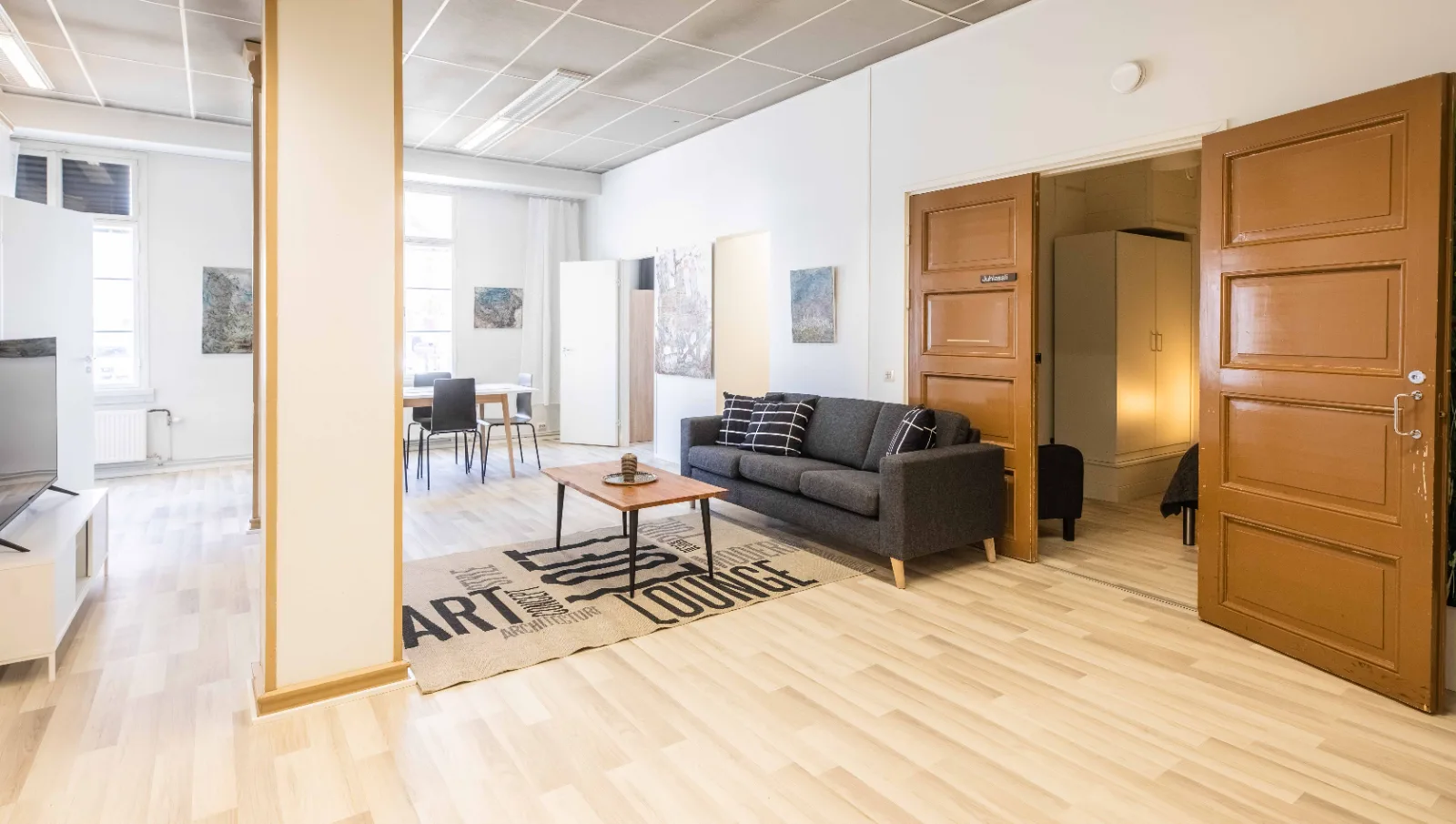 Saunallinen asunto, 3 makuuhuonetta, 4 hlö – Hotelli Vanha Postitalo Varkaus, Varkaus · 2